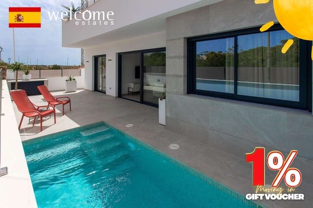 3 soverom Kjedet enebolig til salgs i Sucina, Murcia by med svømmebasseng - € 359 900 (Ref: 9332310)