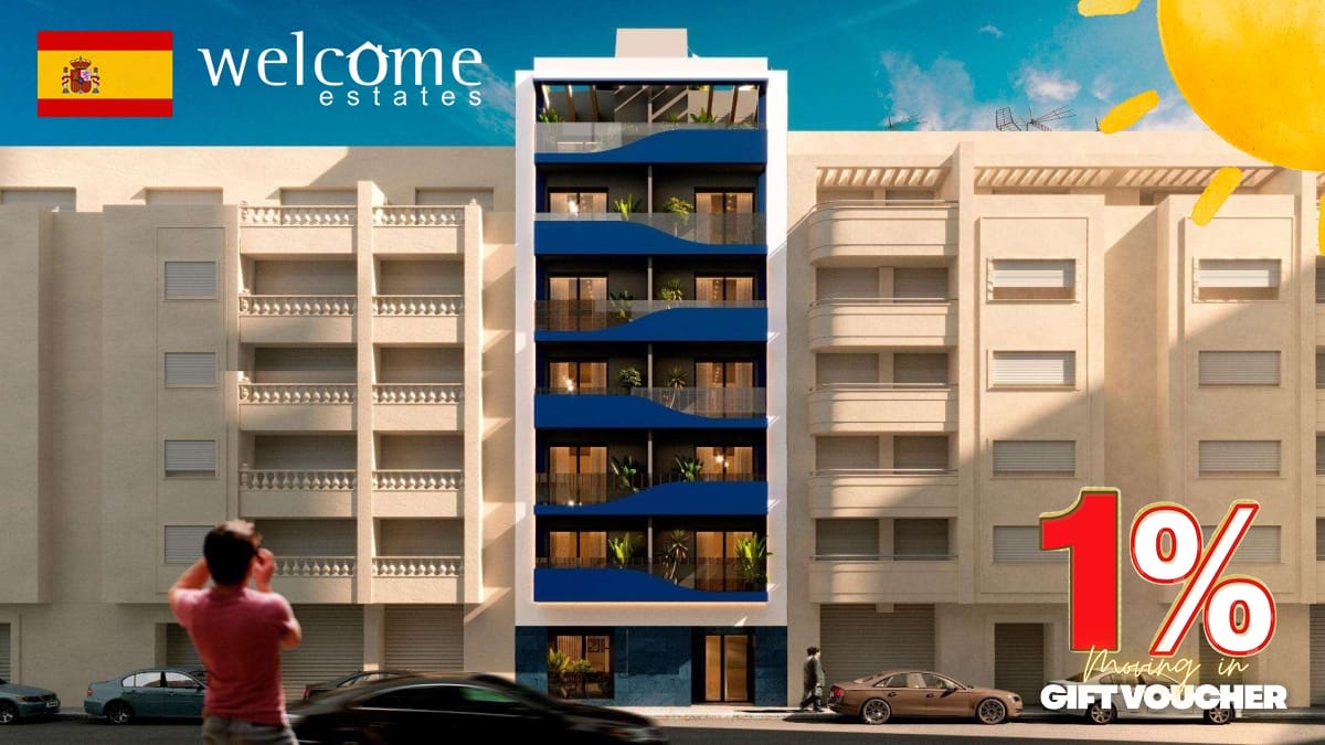 Apartamento de 1 habitación en Torrevieja en venta con piscina - 185.000 € (Ref: 9332320)