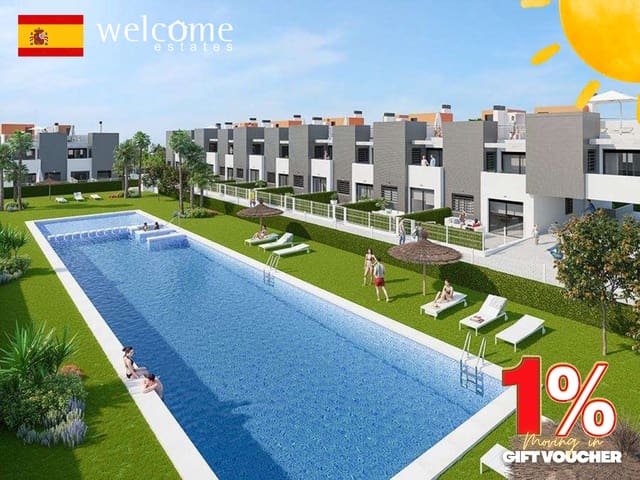 3 chambre Bungalow à vendre à Aguas Nuevas, Torrevieja avec piscine - 286 700 € (Ref: 9332324)