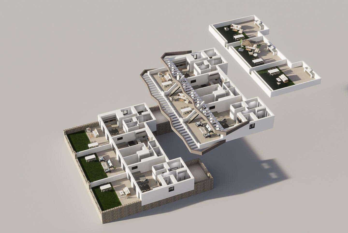 Bungalow de 2 habitaciones en Finestrat en venta con piscina - 399.900 € (Ref: 9332345)