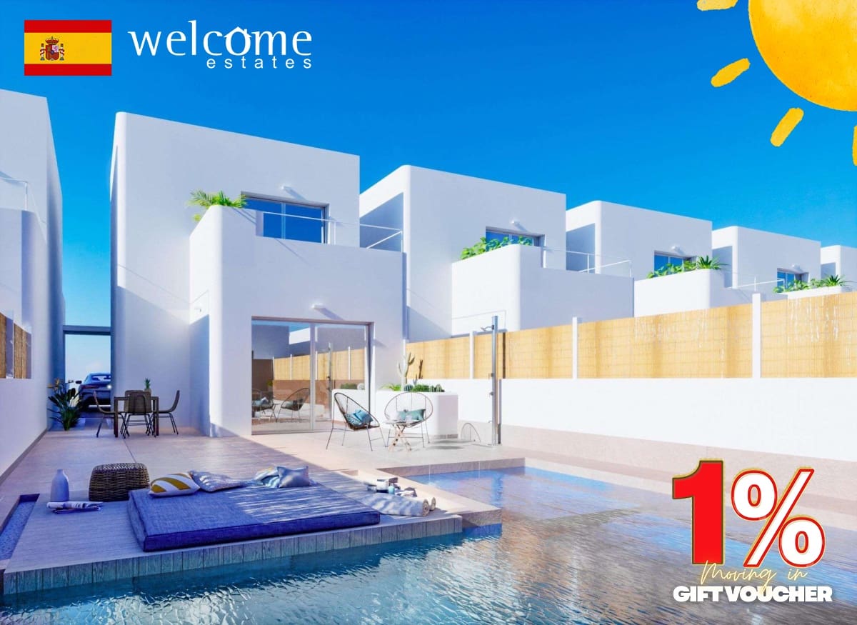 3 chambre Villa/Maison à vendre à Los Alcazares avec piscine - 399 900 € (Ref: 9332346)