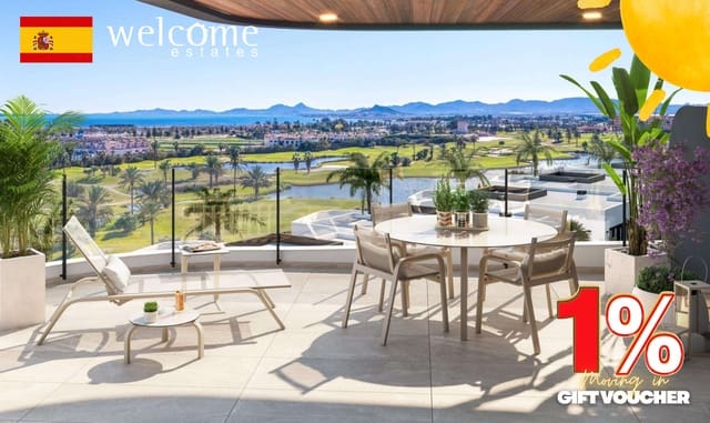 3 makuuhuone Huoneisto myytävänä paikassa Las Lomas de Rame - Bahía Bella, Los Alcázares mukana uima-altaan - 359 000 € (Ref: 9332354)