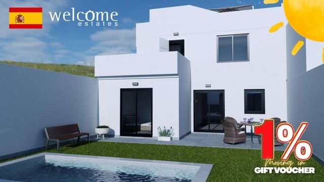 3 soveværelse Villa til salg i Los Belones, Cartagena med swimmingpool - € 355.000 (Ref: 9332374)