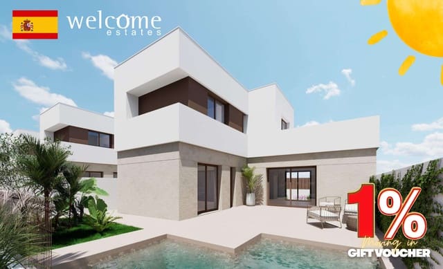 Chalet de 3 habitaciones en Las Lomas de Rame - Bahía Bella, Los Alcázares en venta con piscina - 429.000 € (Ref: 9332382)