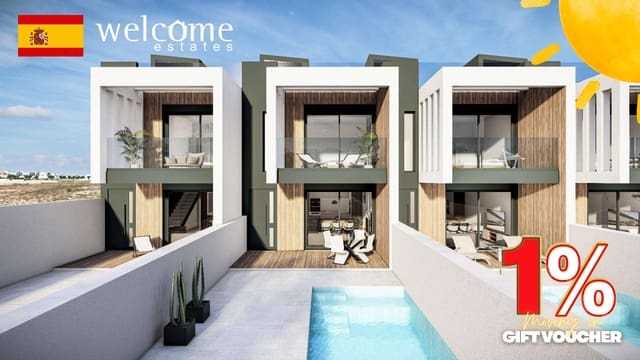 Casa de 3 habitaciones en Pilar de la Horadada ciudad, Pilar de la Horadada en venta con piscina - 385.000 € (Ref: 9332385)