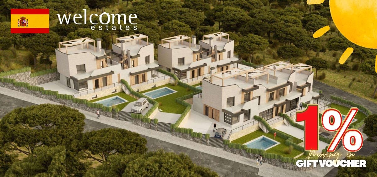 3 camera da letto Villetta Bifamiliare in vendita in Polop con piscina - 523.160 € (Rif: 9332387)