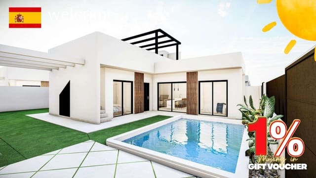 3 slaapkamer Villa te koop in Roldan, Torre-Pacheco met zwembad garage - € 389.950 (Ref: 9332389)