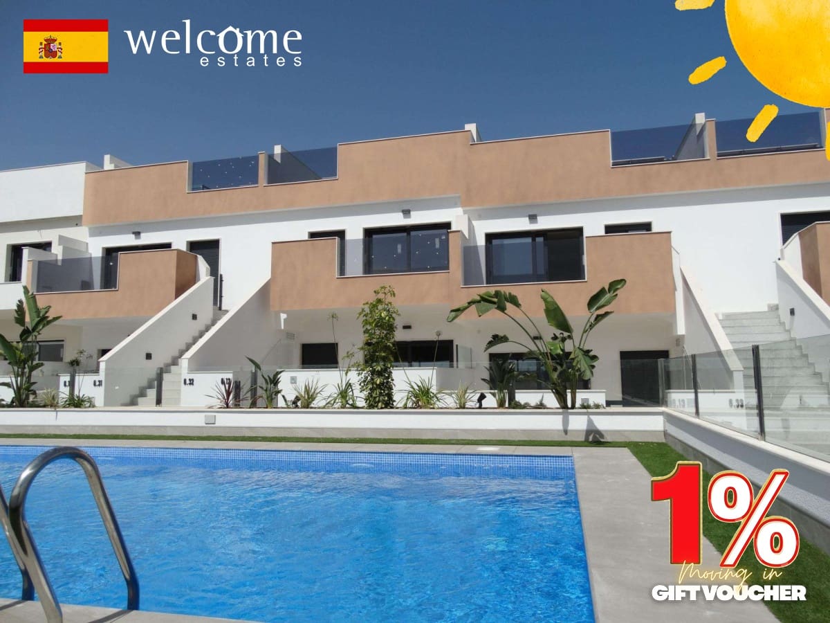 2 bedroom Bungalow for sale in Pilar de la Horadada with pool - € 245,000 (Ref: 9332413)