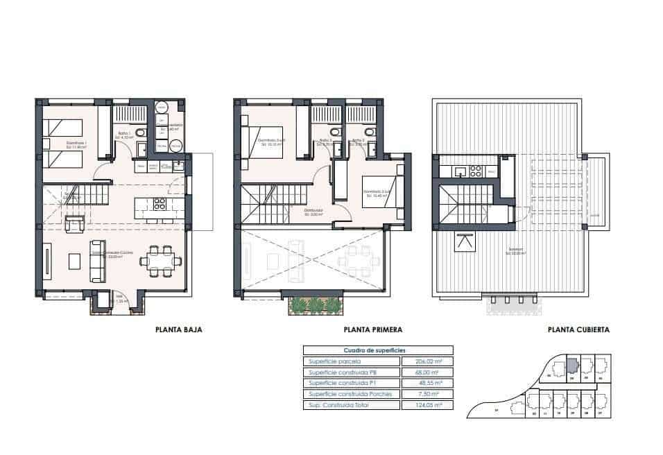 3 slaapkamer Villa te koop in Los Montesinos met zwembad garage - € 525.000 (Ref: 9332426)