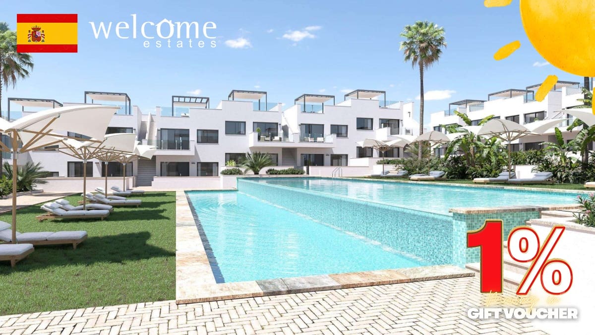 2 slaapkamer Bungalow te koop in Los Balcones met zwembad - € 299.900 (Ref: 9332434)