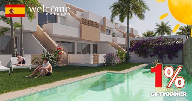 2 sypialnia Bungalow na sprzedaż w Pilar de la Horadada ciudad, Pilar de la Horadada z basenem - 319 900 € (Ref: 9332438)