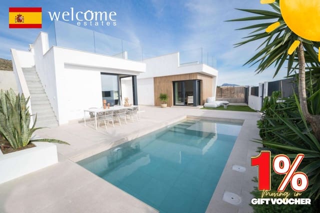 3 sovrum Villa till salu i Baños y Mendigo, Murcia stad med pool garage - 413 400 € (Ref: 9332456)