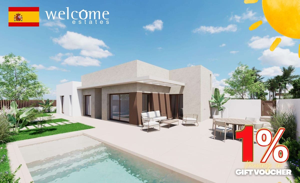 3 makuuhuone Huvila myytävänä paikassa Los Alcazares mukana uima-altaan - 599 000 € (Ref: 9332489)