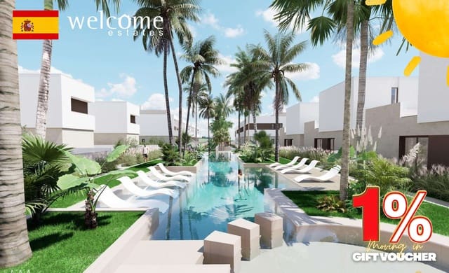 3 quarto Apartamento para venda em Las Lomas de Rame - Bahía Bella, Los Alcázares com piscina garagem - 350 000 € (Ref: 9332491)