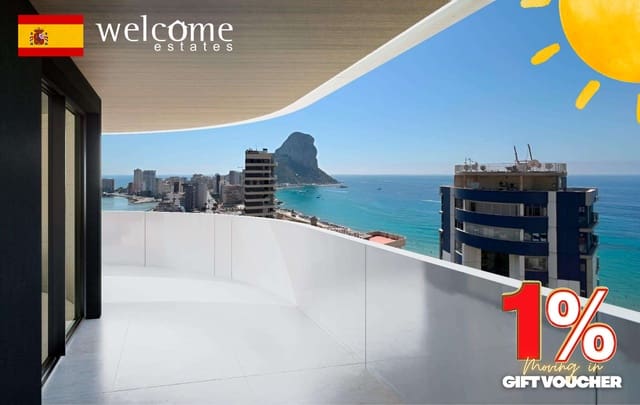 1 quarto Apartamento para venda em Pueblo, Calpe / Calp com piscina - 413 470 € (Ref: 9332494)
