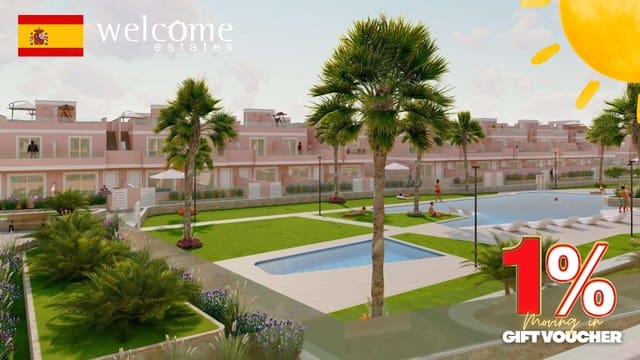 3 chambre Bungalow à vendre à Pilar de la Horadada ciudad, Pilar de la Horadada avec piscine - 289 900 € (Ref: 9332501)