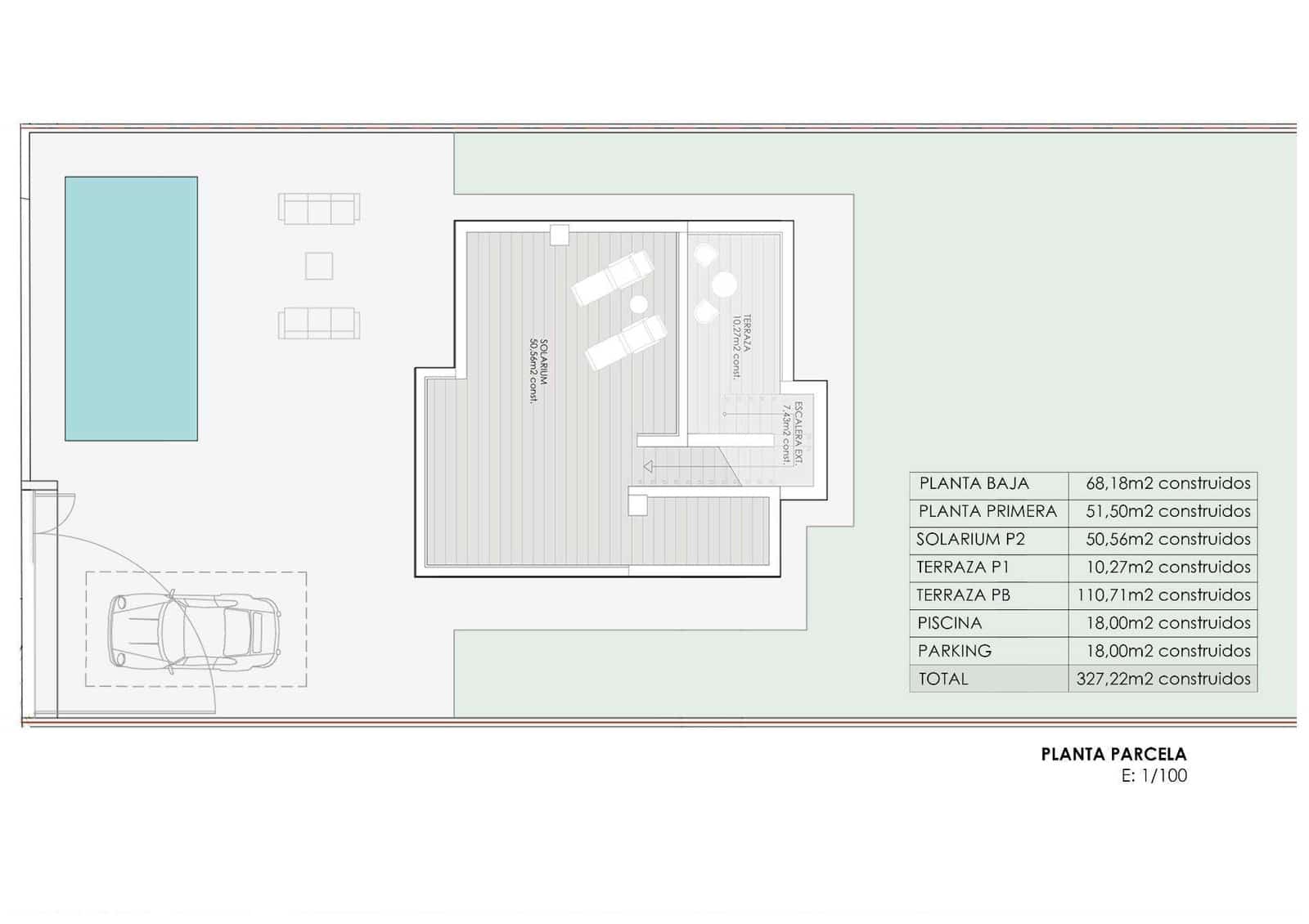 Chalet de 3 habitaciones en Muchamiel / Mutxamel en venta con piscina - 450.000 € (Ref: 9332523)
