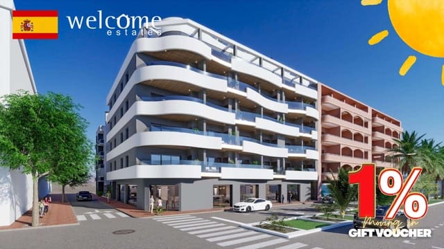 2 bedroom Apartment for sale in Avenida Habaneras - Curva de Palangre, Torrevieja with pool - € 469,000 (Ref: 9332571)