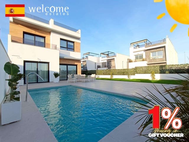 Pareado de 3 habitaciones en Benijófar en venta con piscina - 449.000 € (Ref: 9332582)