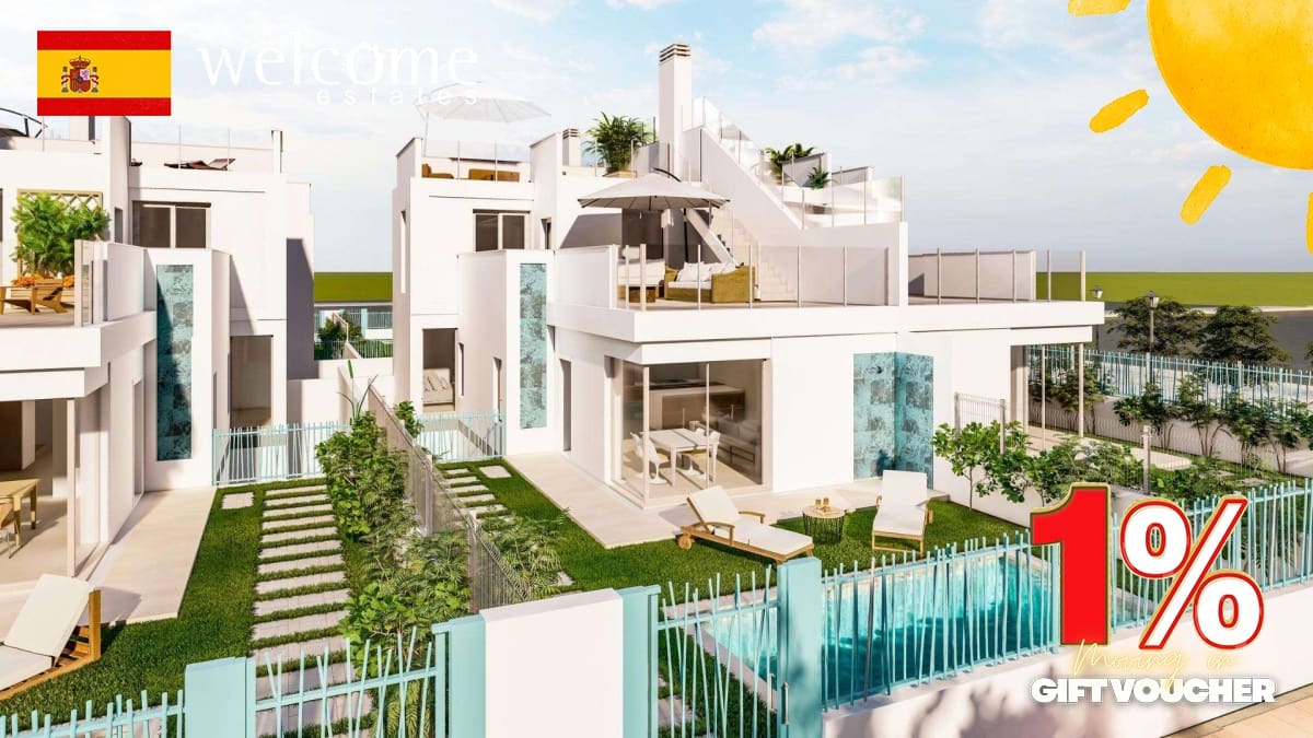 3 camera da letto Villetta Bifamiliare in vendita in Los Alcazares con piscina - 442.000 € (Rif: 9332590)