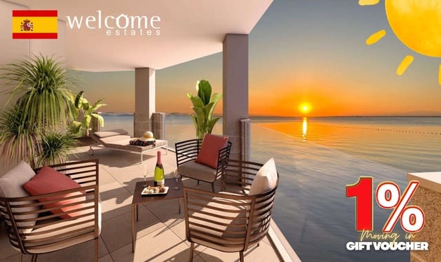 3 makuuhuone Huoneisto myytävänä paikassa La Manga del Mar Menor mukana uima-altaan - 328 600 € (Ref: 9332593)