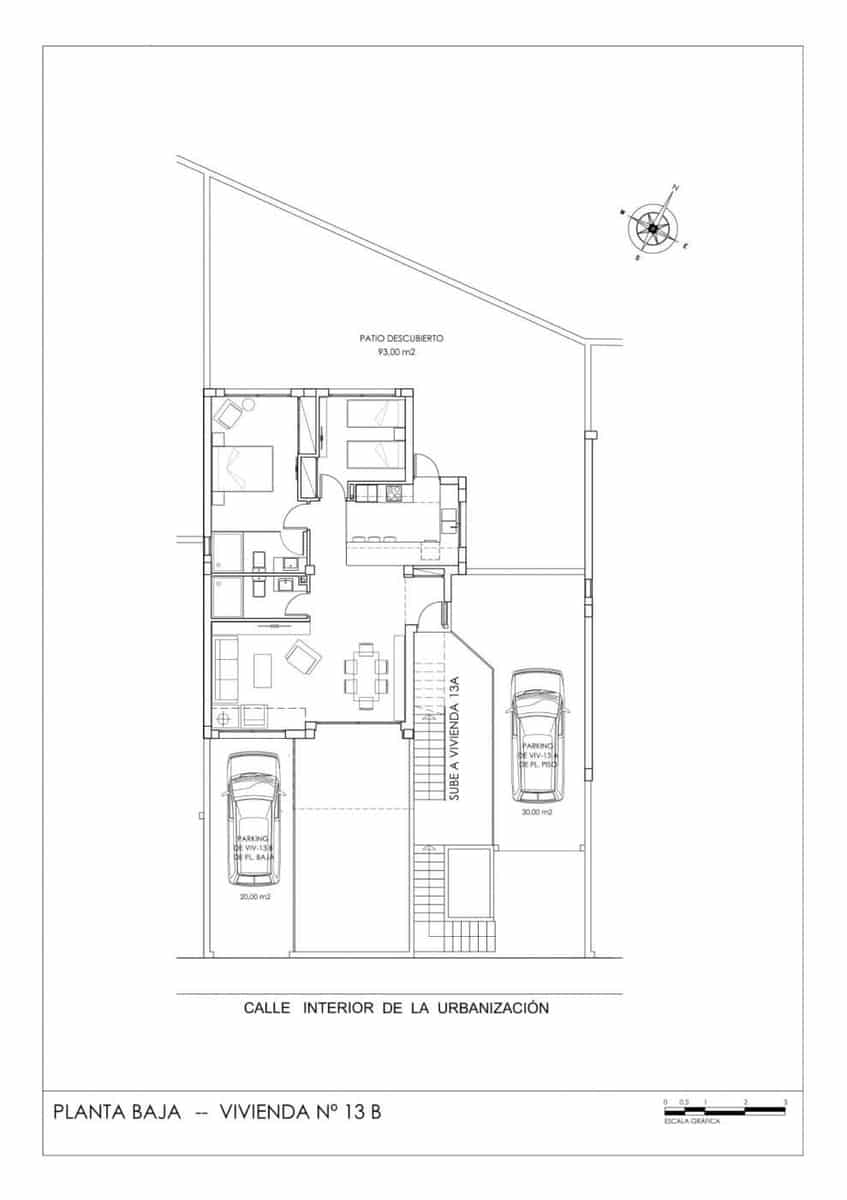 2 camera da letto Bungalow in vendita in Vistabella con piscina - 375.000 € (Rif: 9332609)