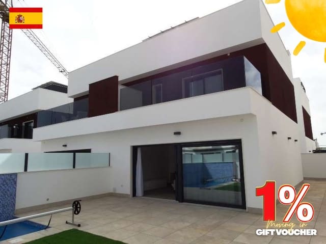 Pareado de 3 habitaciones en Pilar de la Horadada ciudad, Pilar de la Horadada en venta con piscina - 379.900 € (Ref: 9332623)