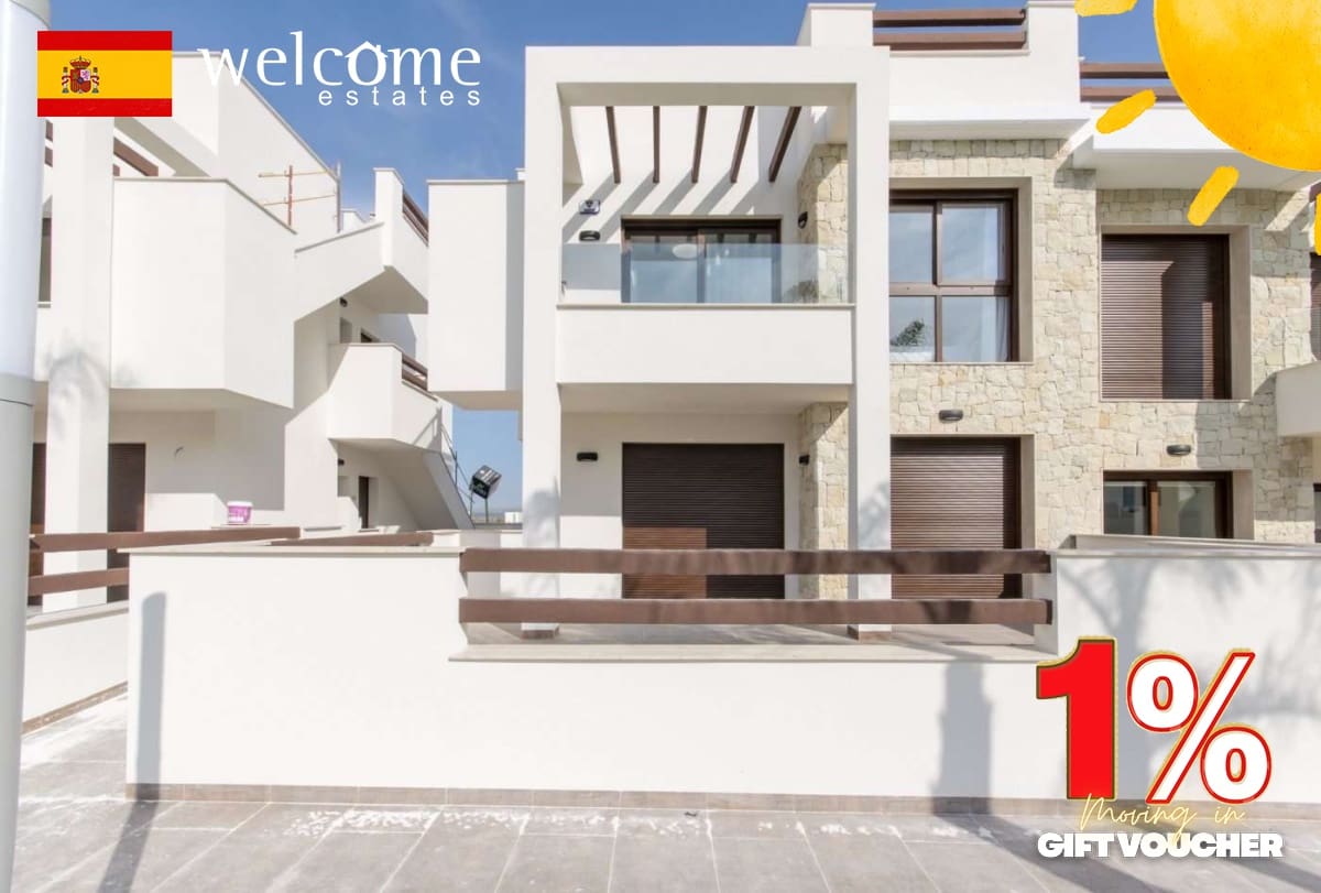 2 makuuhuone Bungalow myytävänä paikassa Los Balcones mukana uima-altaan - 275 000 € (Ref: 9332639)