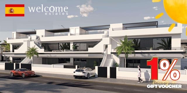 3 slaapkamer Bungalow te koop in Los Peñascos - El Salero - Los Imbernones, San Pedro del Pinatar met zwembad - € 449.000 (Ref: 9332641)