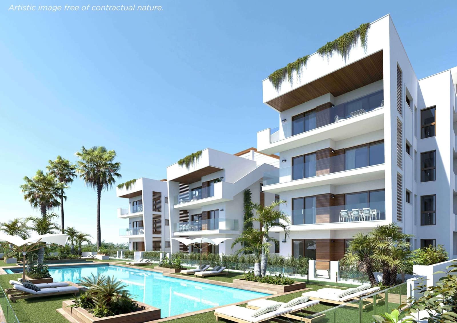 2 bedroom Apartment for sale in Los Narejos with pool garage - € 329,000 (Ref: 9335597)