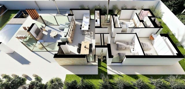 3 Zimmer Villa zu verkaufen in La Marina mit Pool - 660.000 € (Ref: 9345667)