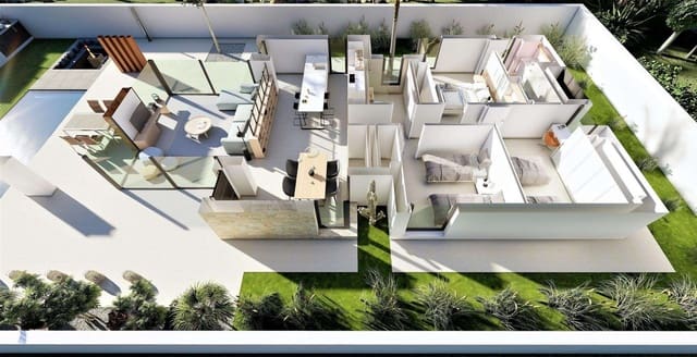 3 Zimmer Villa zu verkaufen in La Marina mit Pool - 660.000 € (Ref: 9345667)