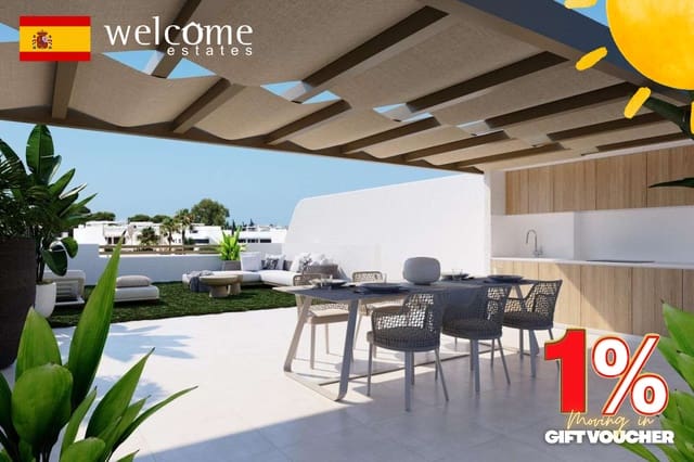 3 makuuhuone Huoneisto myytävänä paikassa San Pedro del Pinatar ciudad, San Pedro del Pinatar mukana uima-altaan - 369 900 € (Ref: 9373790)