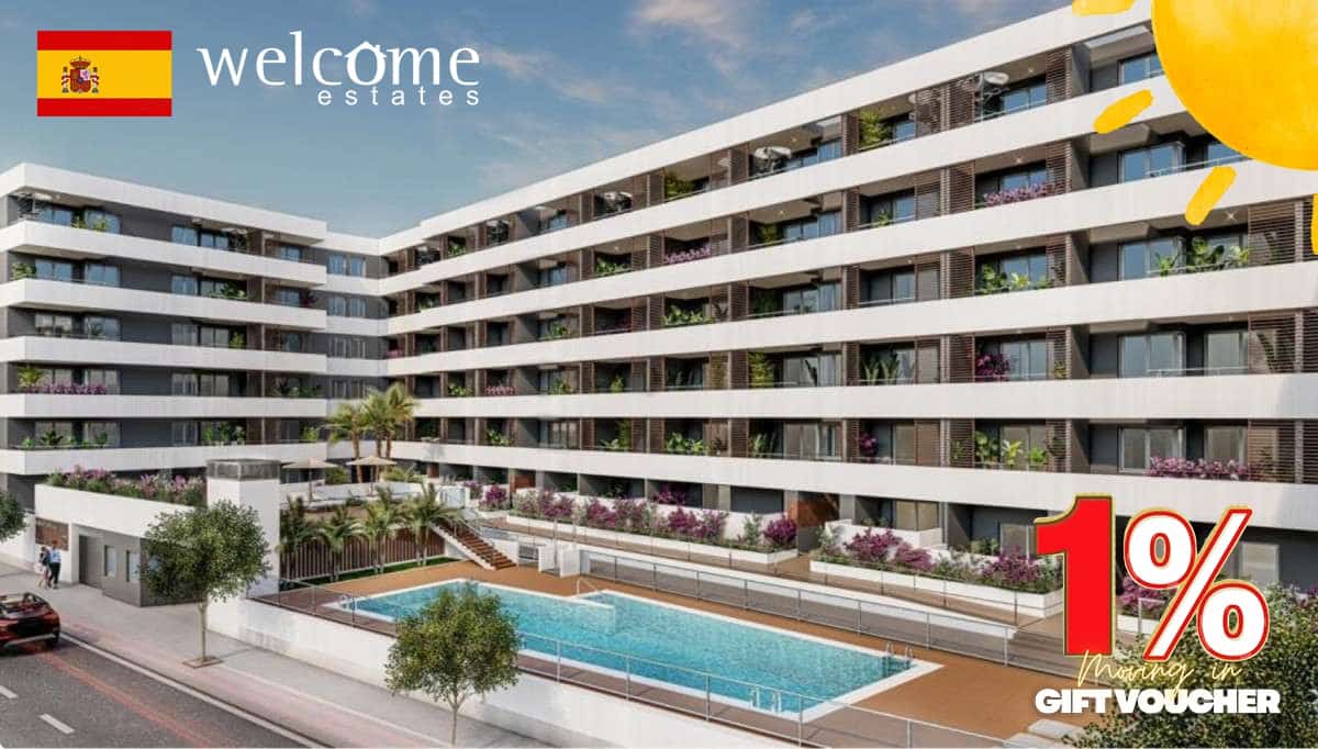 Apartamento de 2 habitaciones en Aguilas en venta con piscina - 193.500 € (Ref: 9373792)