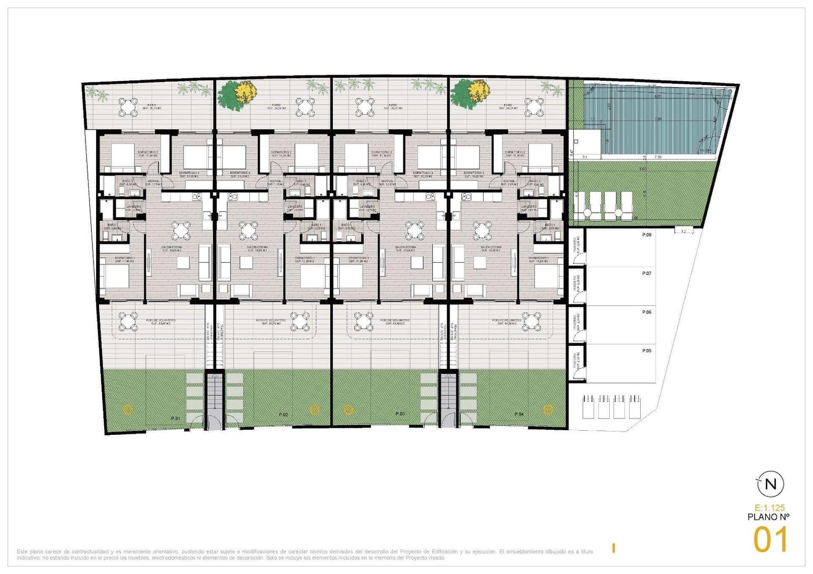 3 bedroom Apartment for sale in San Pedro del Pinatar with pool - € 339,900 (Ref: 9373921)