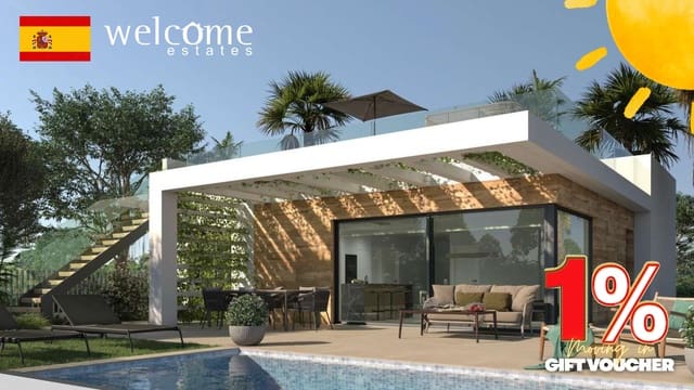 Chalet de 3 habitaciones en Las Lomas de Rame - Bahía Bella, Los Alcázares en venta con piscina - 685.000 € (Ref: 9388674)