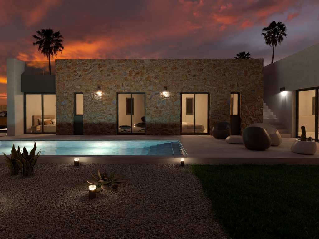 Chalet de 3 habitaciones en Algorfa en venta con piscina garaje - 579.000 € (Ref: 9410075)