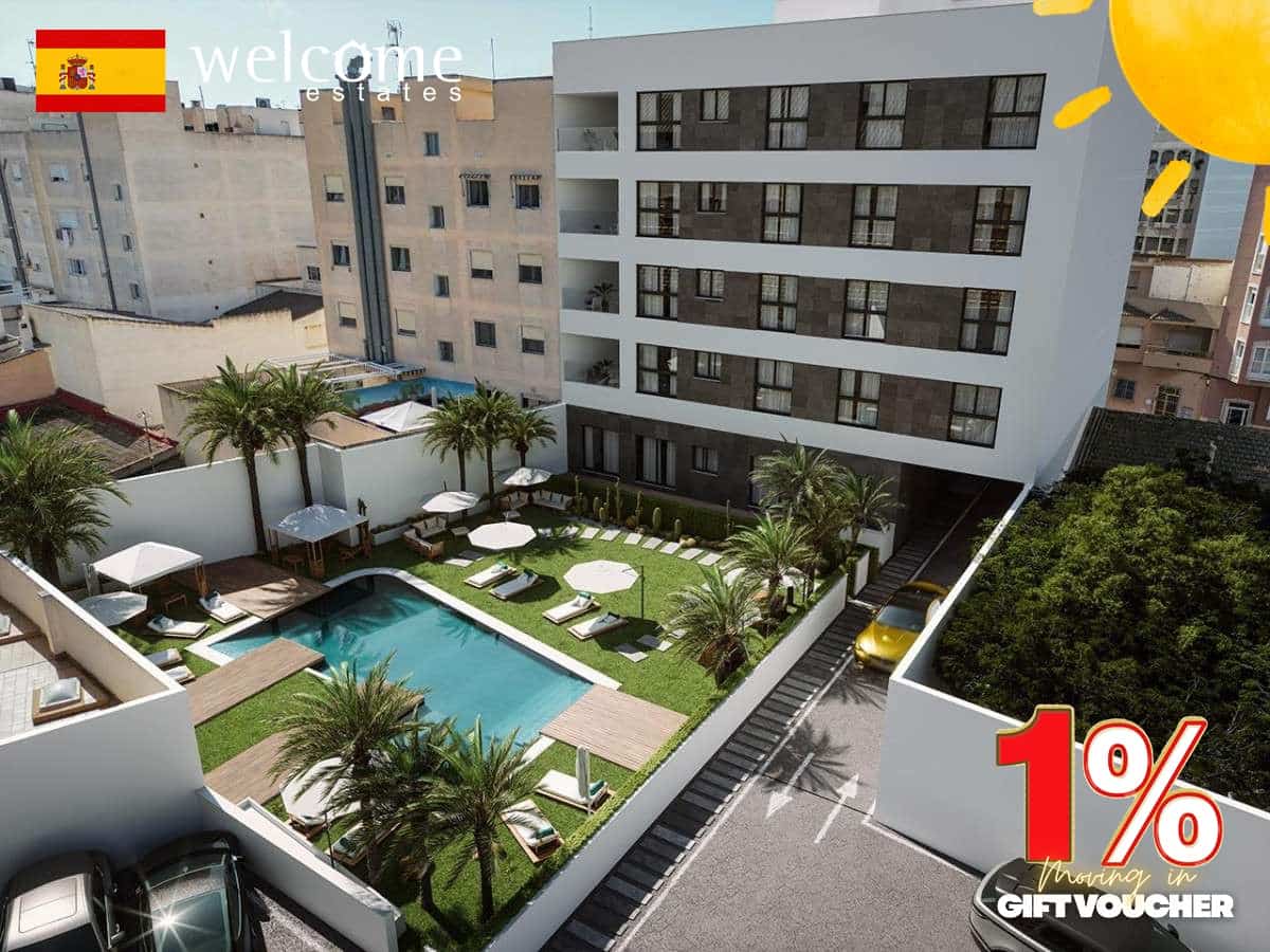 2 chambre Appartement à vendre à Guardamar del Segura avec piscine - 269 000 € (Ref: 9410076)