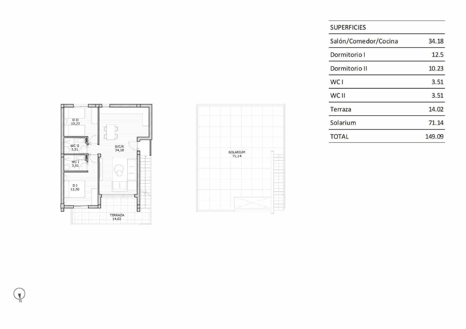 2 chambre Bungalow à vendre à San Miguel de Salinas avec piscine - 189 999 € (Ref: 9421542)