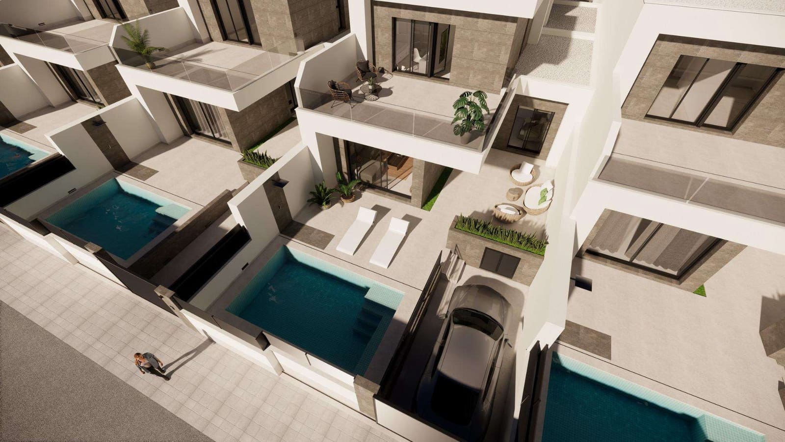 3 soveværelse Semi-Rækkehus til salg i Dolores med swimmingpool - € 389.000 (Ref: 9447265)