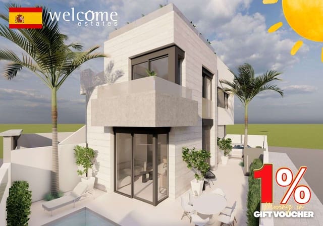 2 makuuhuone Bungalow myytävänä paikassa Pilar de la Horadada ciudad, Pilar de la Horadada mukana uima-altaan - 359 000 € (Ref: 9447269)