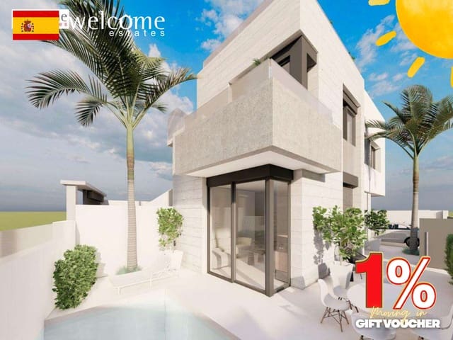 2 makuuhuone Bungalow myytävänä paikassa Pilar de la Horadada ciudad, Pilar de la Horadada mukana uima-altaan 
autotalli - 369 000 € (Ref: 9447271)