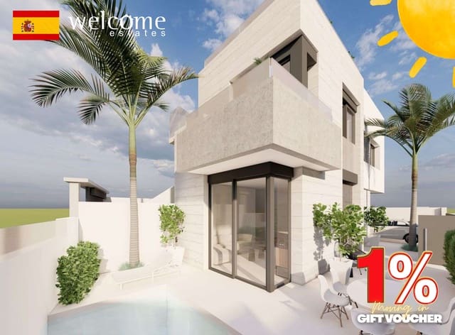2 soverom Leilighet til salgs i Pilar de la Horadada ciudad, Pilar de la Horadada med svømmebasseng garasje - € 369 000 (Ref: 9447271)