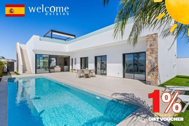 3 soveværelse Villa til salg i Las Lomas de Rame - Bahía Bella, Los Alcázares med swimmingpool garage - € 689.900 (Ref: 9523252)