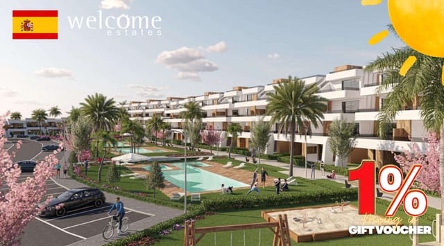 2 Zimmer Apartment zu verkaufen in Condado de Alhama, Alhama de Murcia mit Pool Garage - 208.425 € (Ref: 9523263)
