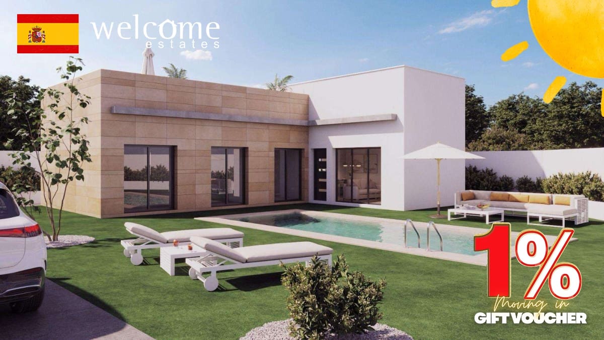 3 bedroom Villa for sale in Mazarron with pool - € 339,900 (Ref: 9539531)