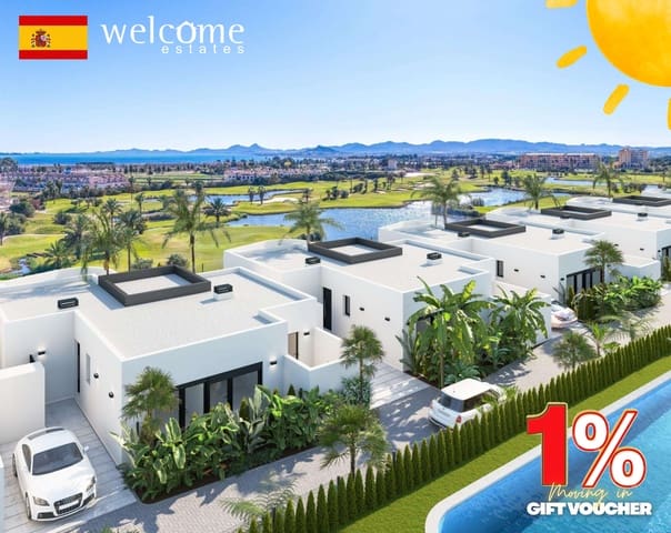 3 makuuhuone Huvila myytävänä paikassa Las Lomas de Rame - Bahía Bella, Los Alcázares mukana uima-altaan - 550 000 € (Ref: 9539554)