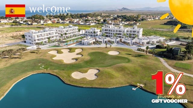 3 slaapkamer Appartement te koop in Las Lomas de Rame - Bahía Bella, Los Alcázares met zwembad garage - € 439.900 (Ref: 9539557)