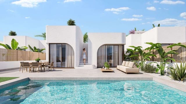 3 Zimmer Villa zu verkaufen in Las Lomas de Rame - Bahía Bella, Los Alcázares mit Pool Garage - 589.900 € (Ref: 9539558)