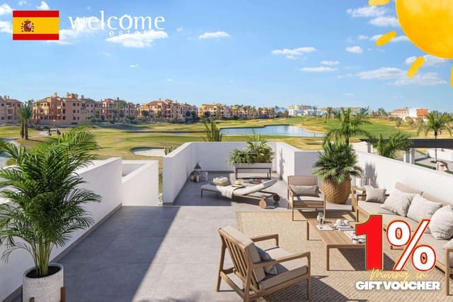 3 Zimmer Apartment zu verkaufen in Las Lomas de Rame - Bahía Bella, Los Alcázares mit Pool Garage - 459.900 € (Ref: 9539562)